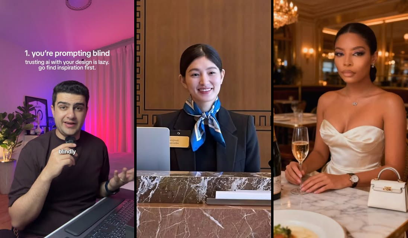 Messy AI content workflow diagram with tangled arrows and processes, contrasted with clean, organized workflow structure