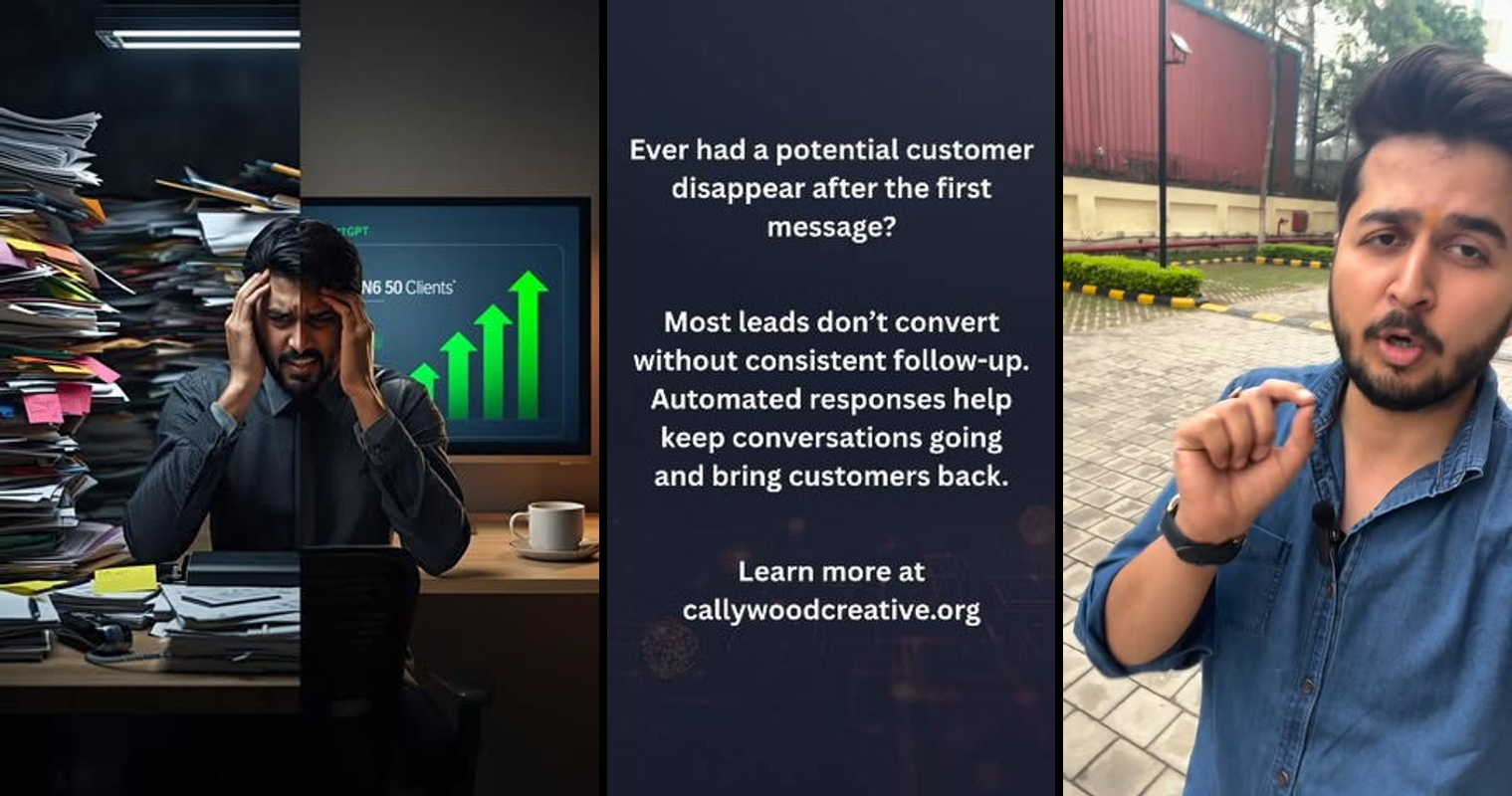 Person building AI content workflow with interconnected automation tools and processes on computer screen