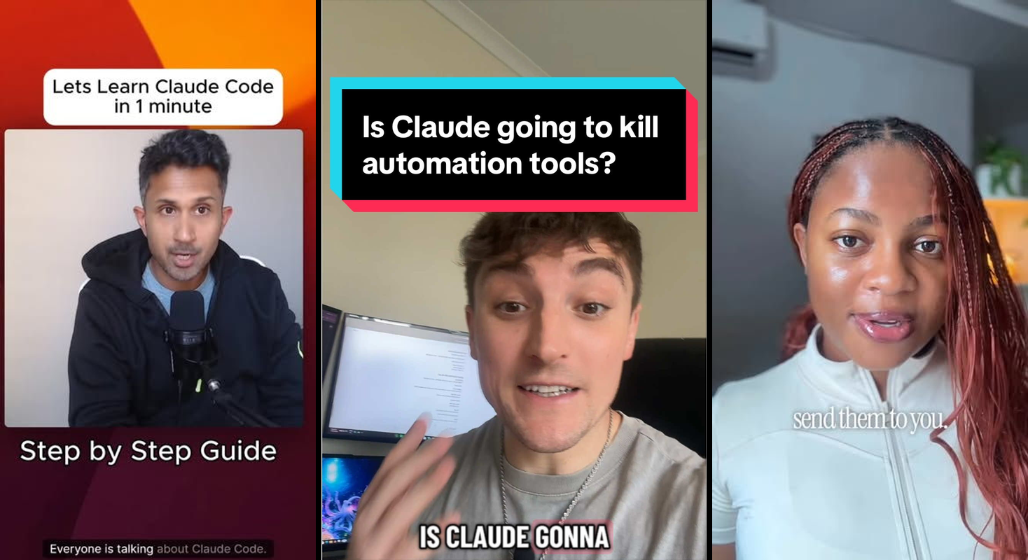 Claude AI automating social media comment replies on multiple platform interfaces with browser automation workflow